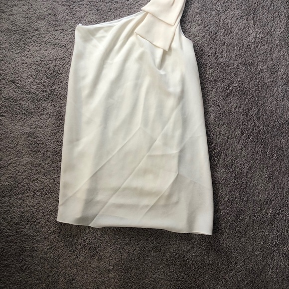 White One Shoulder Dress - Picture 2 of 2